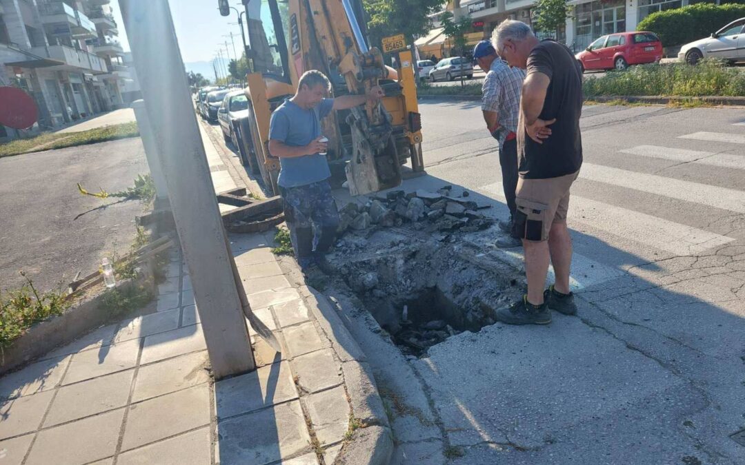 Η ΔΕΥΑΘ Προβαίνει σε Αντικατάσταση Πεπαλαιομένων μη λειτουργικών Βανών, στην περιοχή της Περαίας